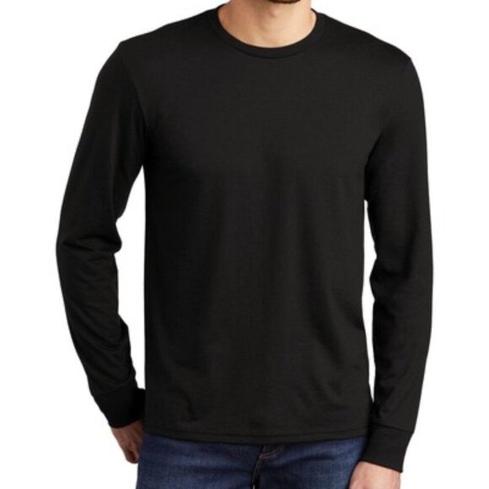 District® Perfect Tri ® Black Long Sleeve  Sweater Tee Large